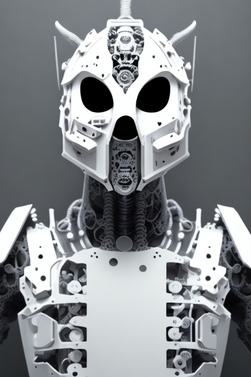 صورة مولدة بالذكاء الاصطناعي: Openjourney prompt: full body shot, A detailed monochromatic full body... (نموذج Openjourney - فن مفاهيمي)