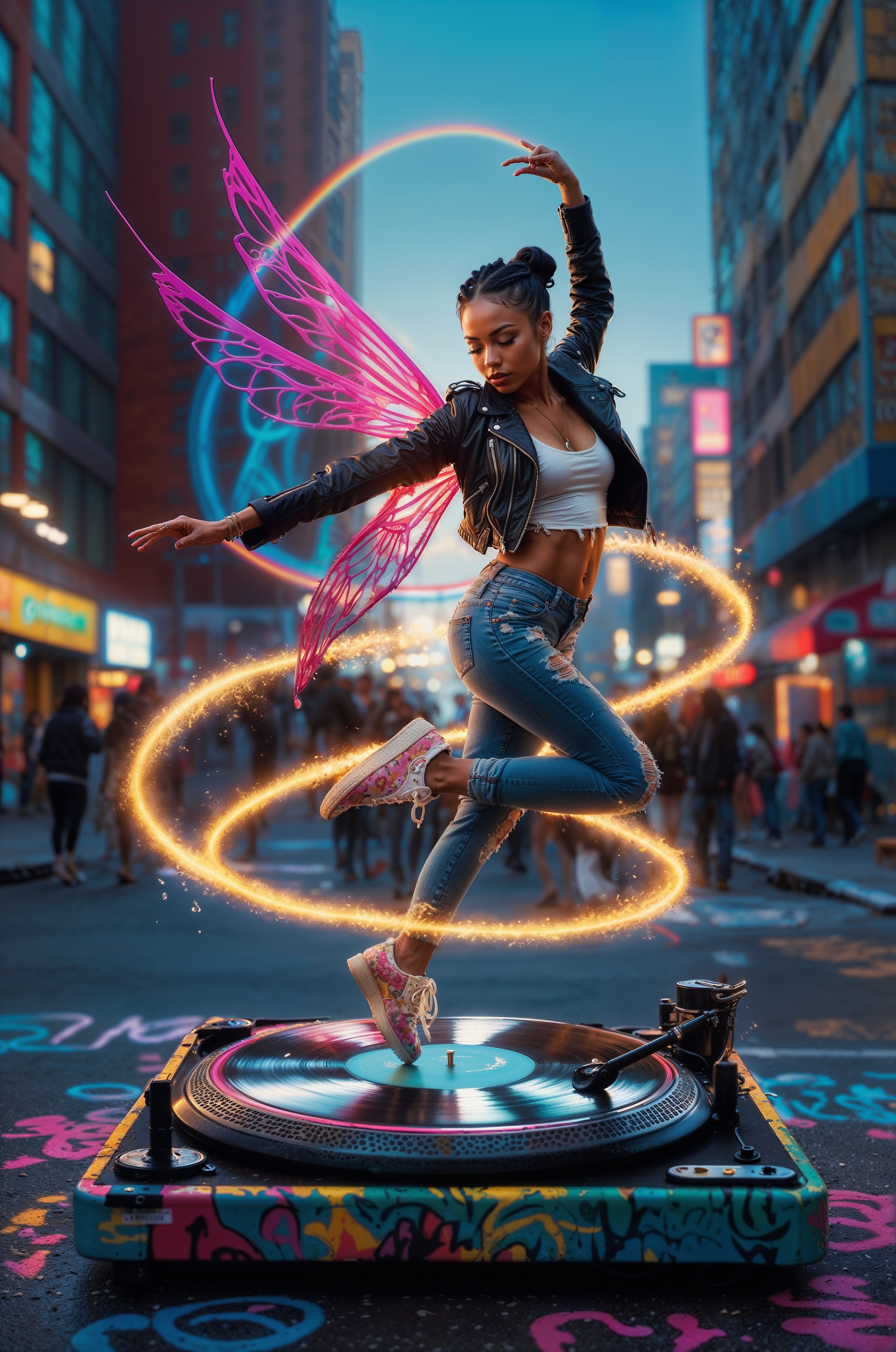 AI generated: DJ Fantasy (SD XL - Concept Art)