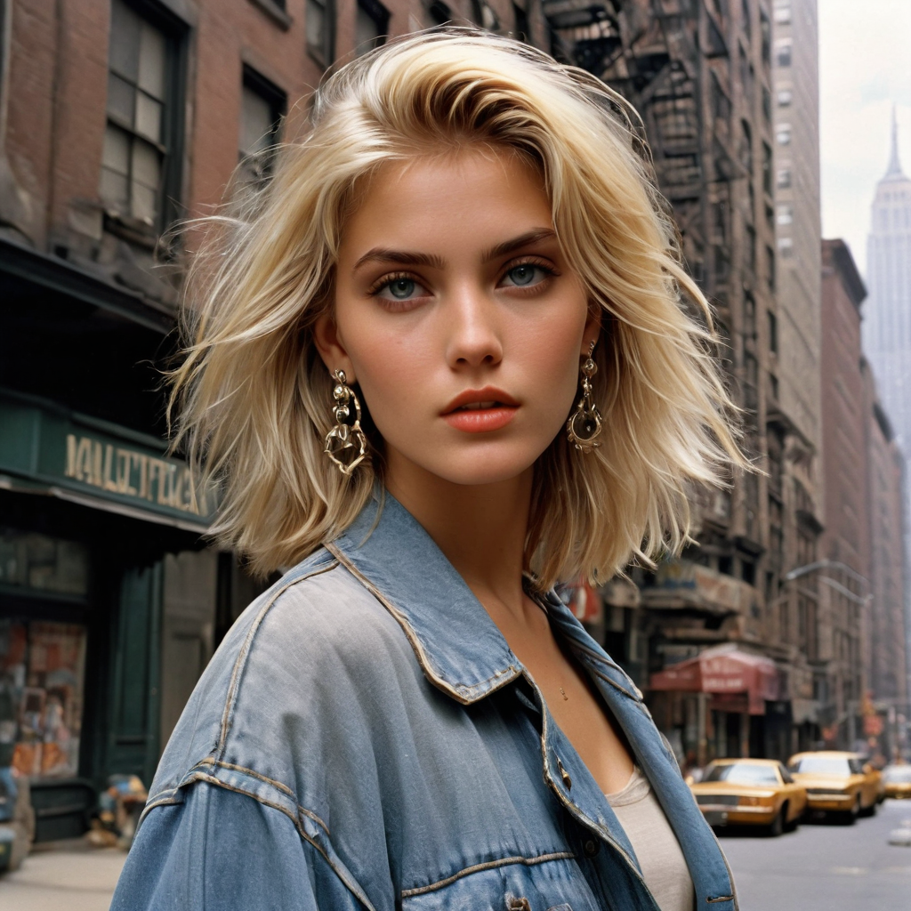 AI generated: Stable Diffusion prompt: In the gritty streets of 1990 Manhattan, a street-... (Stable Diffusion - Photography)