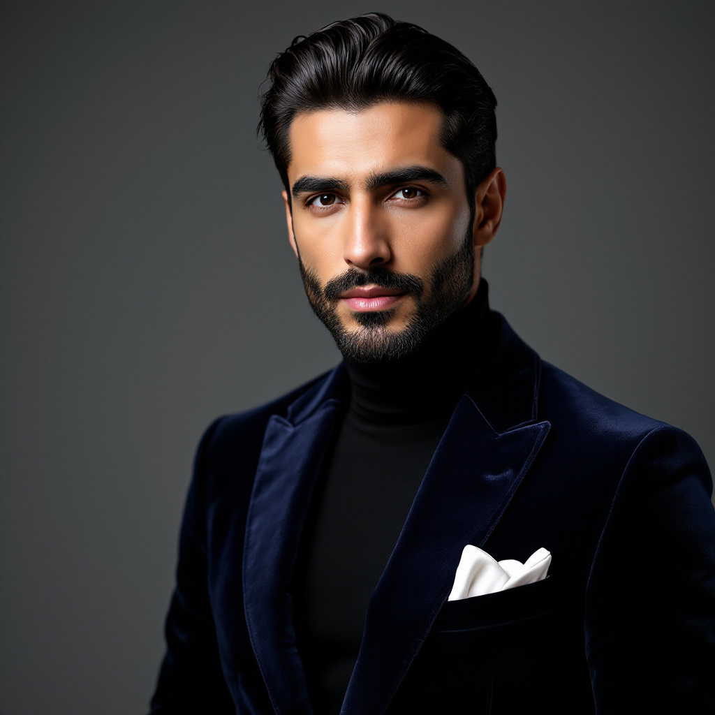 FLUX prompt: Portrait of a handsome 30-year-old Middle Eastern ... - FLUX