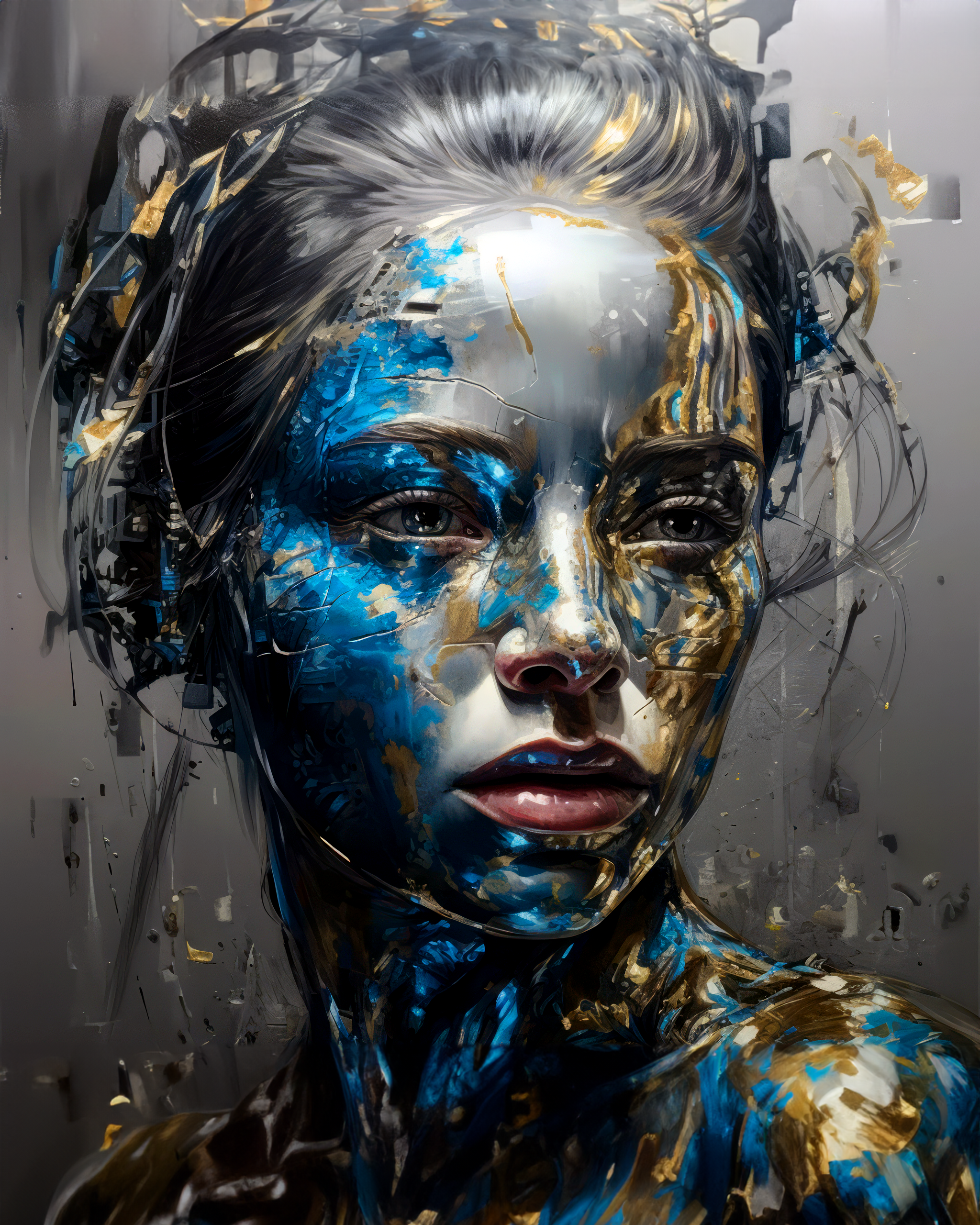 Midjourney prompt: acrylic glimmer of beauty cover art, in the style ... - Midjourney