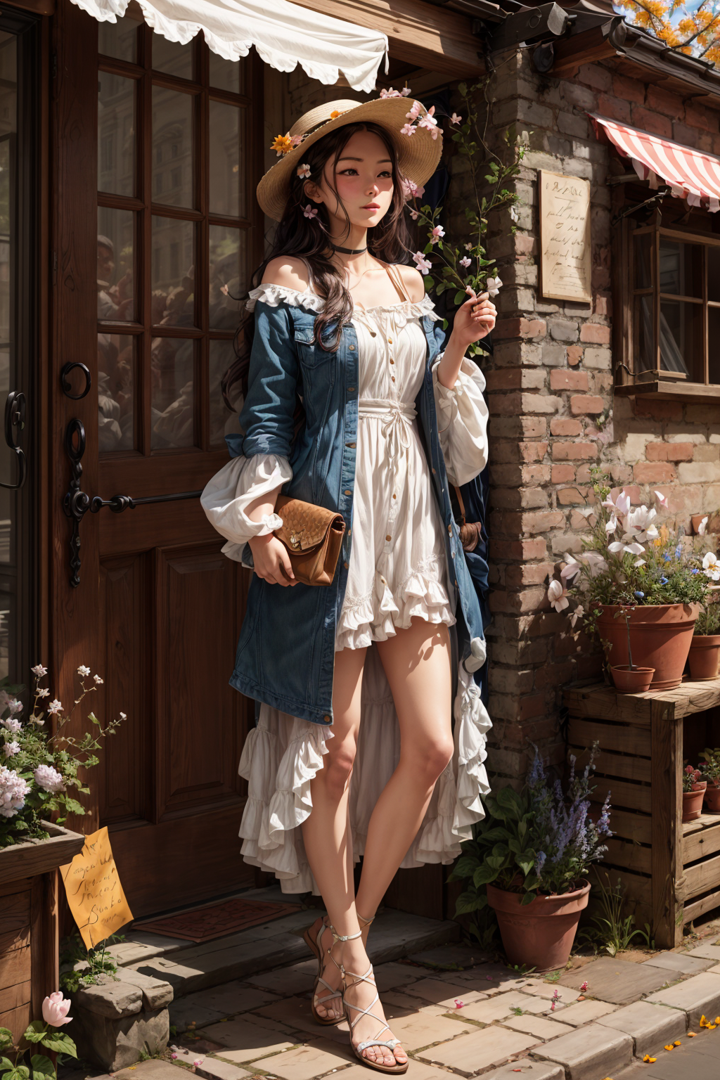 AI generated: UnstableInkDream prompt: The personification of springtime <lora:add_detail (UnstableInkDream - Anime)
