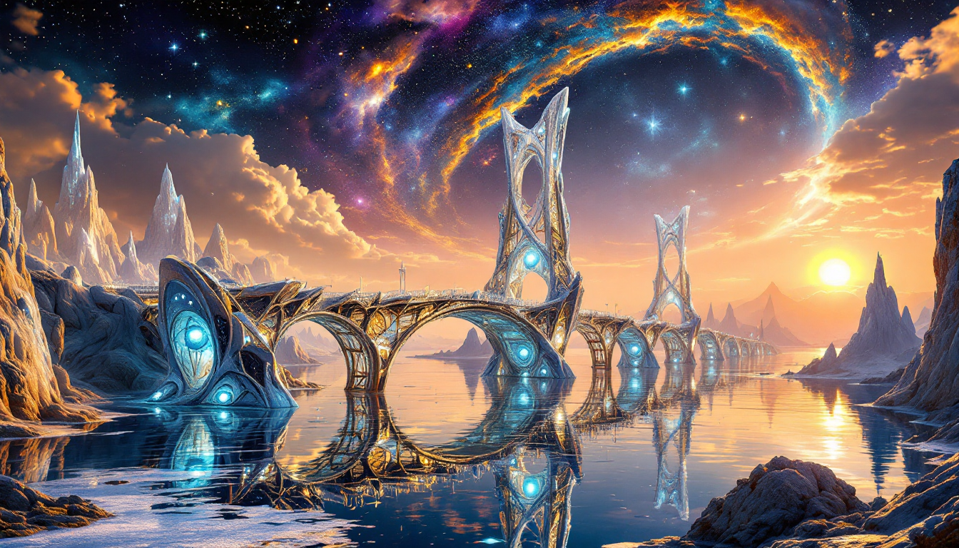 FLUX prompt: A surreal, hyper-detailed fantasy scene of a...