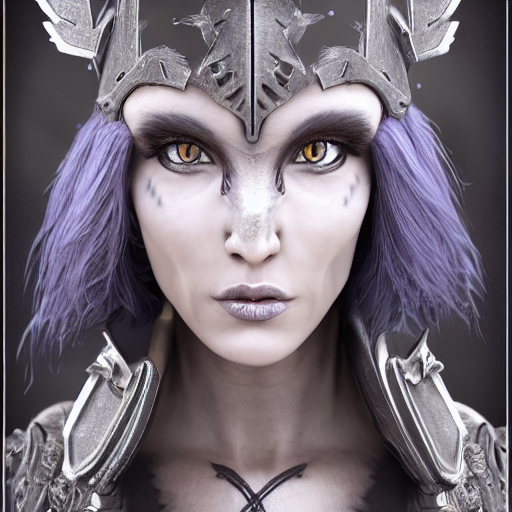Stable Diffusion prompt: a Raven girl dressed in various,...