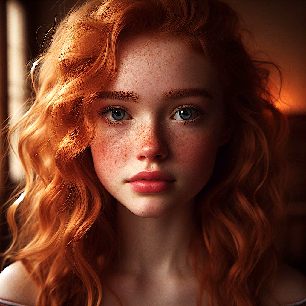 AI generated: There's no such thing as too much red (Realistic Vision V2.0 - Portraits)