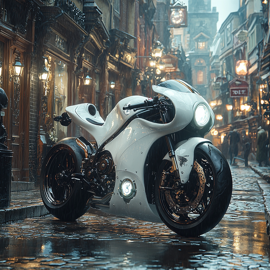AI generated: Midjourney prompt: A scene of an isle of white motorcycle racing down... (Midjourney - Photography)