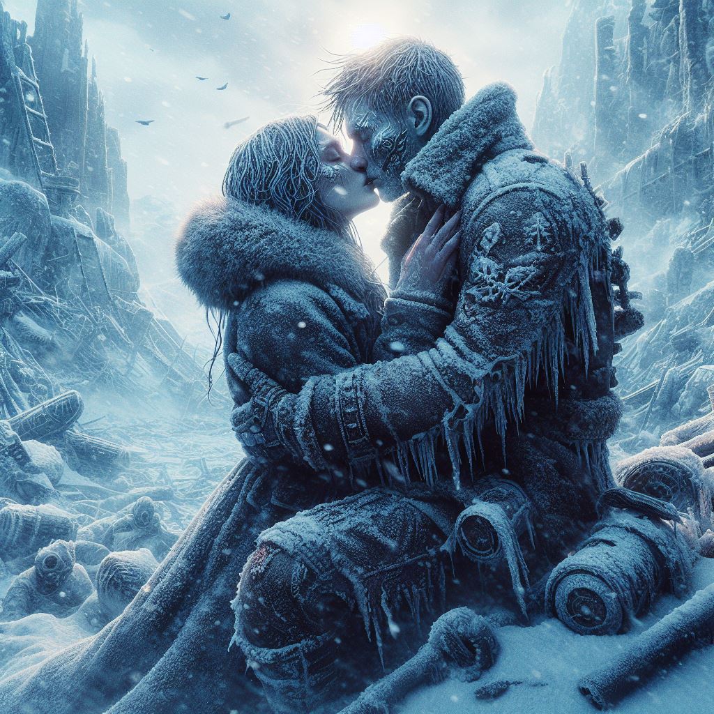 DALL·E prompt: full body image in a frostpunk world , very high d... - DALL·E