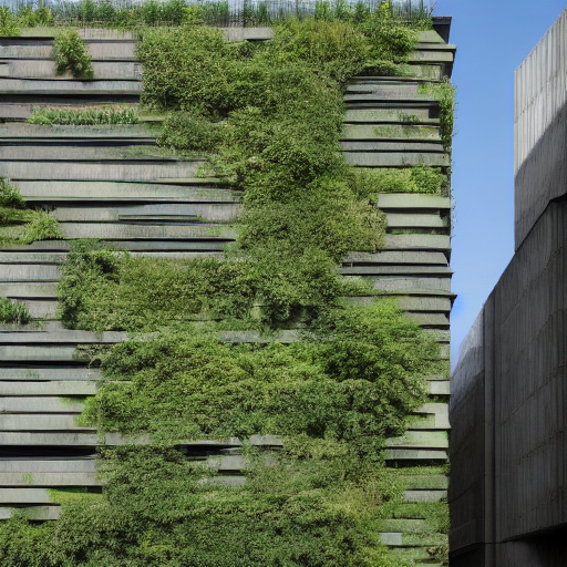 Stable Diffusion prompt: a building facade elevation text...