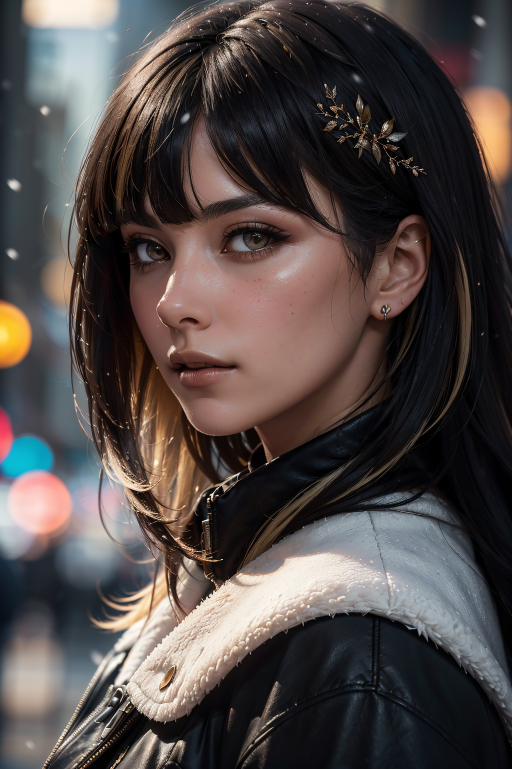 صورة مولدة بالذكاء الاصطناعي: Gothic Girl (نموذج Stable Diffusion - تصوير فوتوغرافي)