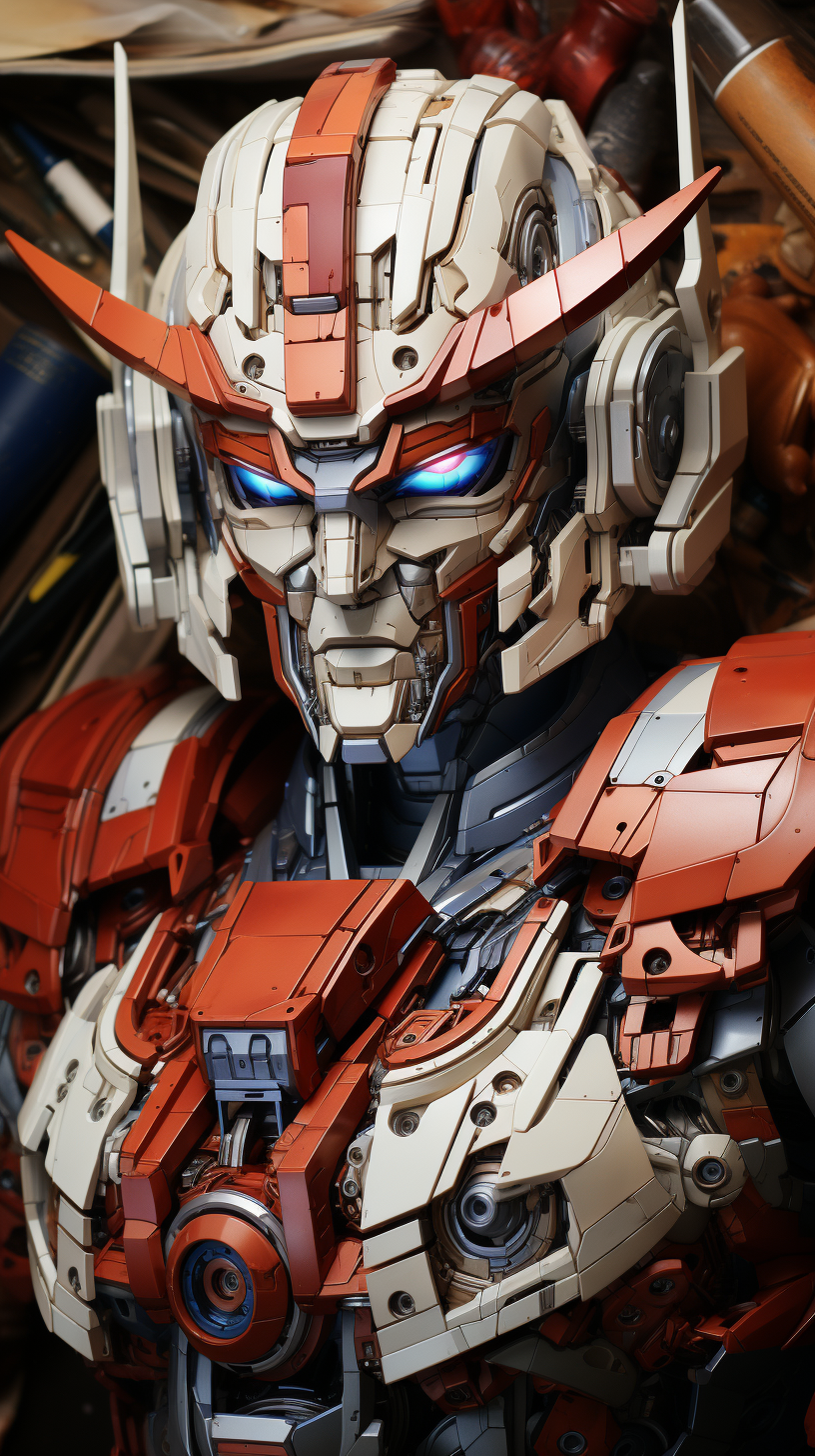 AI generated: Midjourney prompt: transformer Star Saber, Brave Hero of the Universe... (Midjourney - Anime)