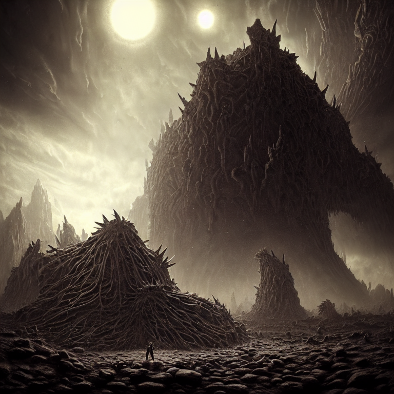 Stable Diffusion prompt: surreal ancient alien abandoned ...