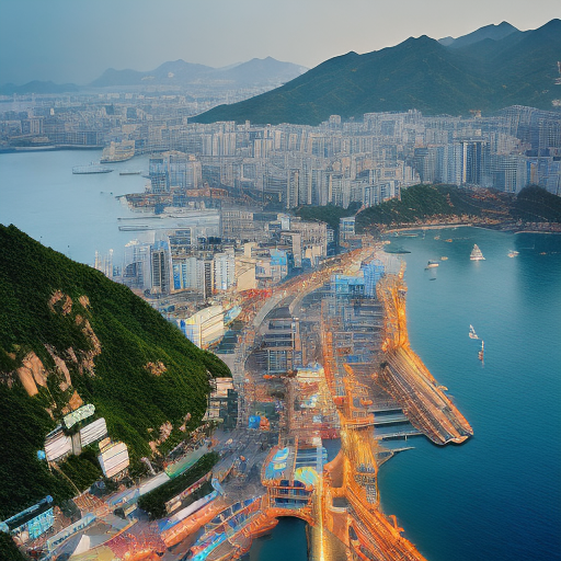 Openjourney prompt: pictures of beautiful busan in korea....