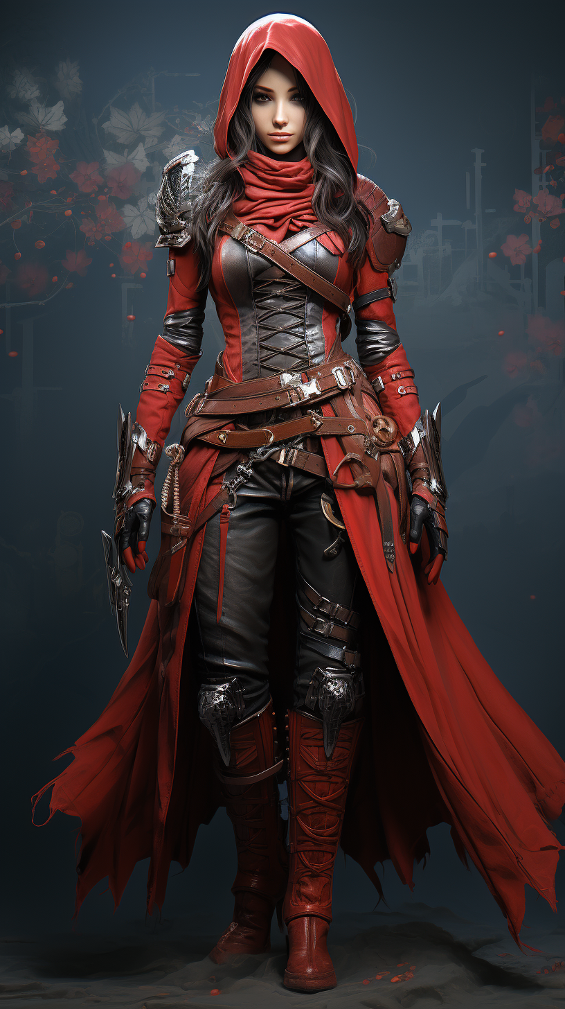 AI generated: Midjourney prompt: assassin doppelganger 2 1 pc xbox 360, in the styl... (Midjourney - Portraits)