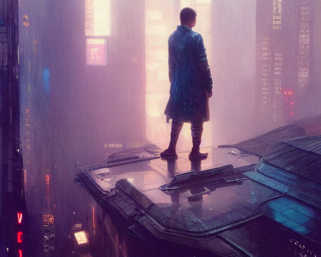 Stable Diffusion prompt: 2 0 1 8 blade runner movie still...