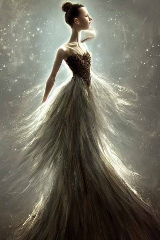 Stable Diffusion prompt: prima ballerina, gorgeous, ether...