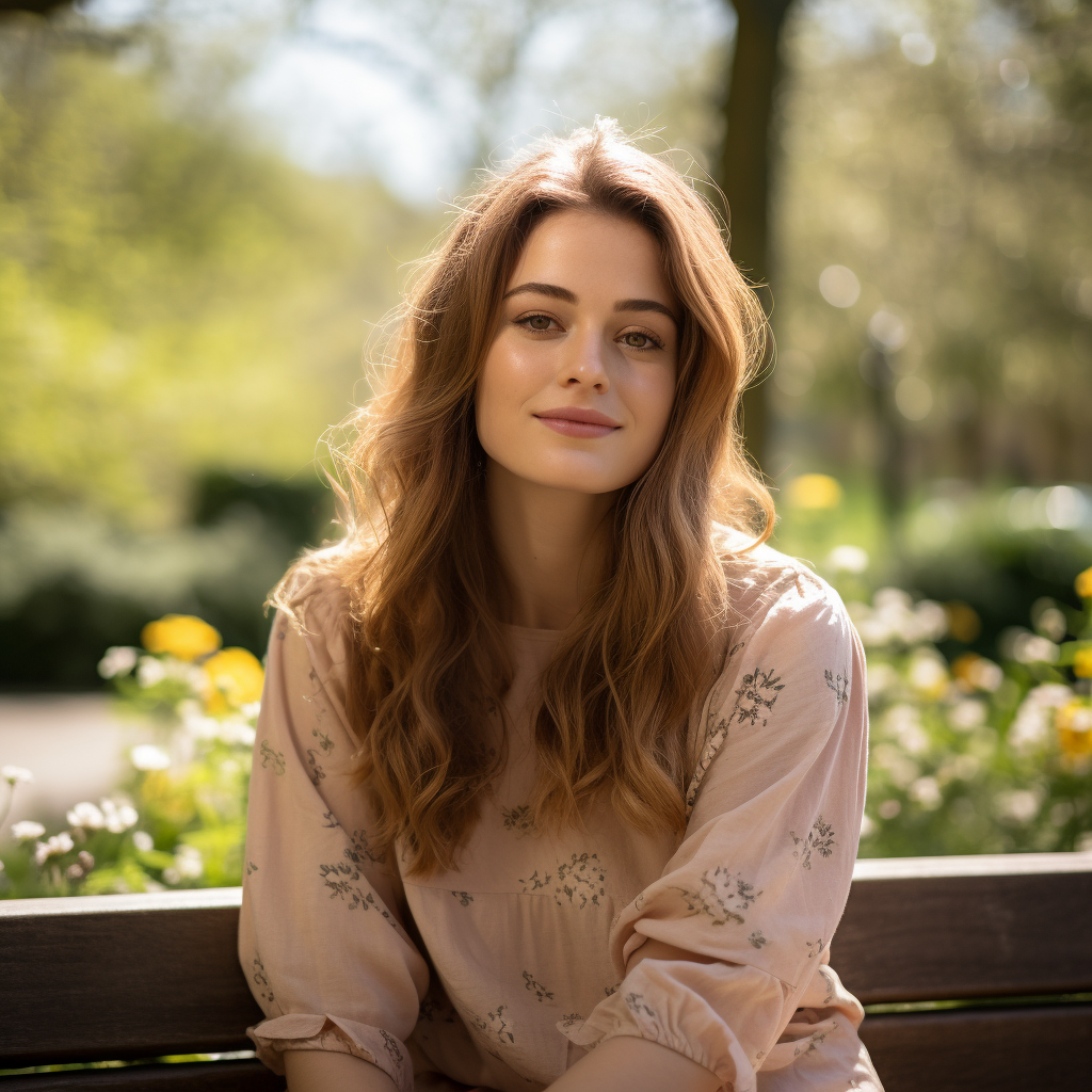 AI generated: Midjourney prompt: Create a personal and intimate portrait of a young... (Midjourney - Portraits)
