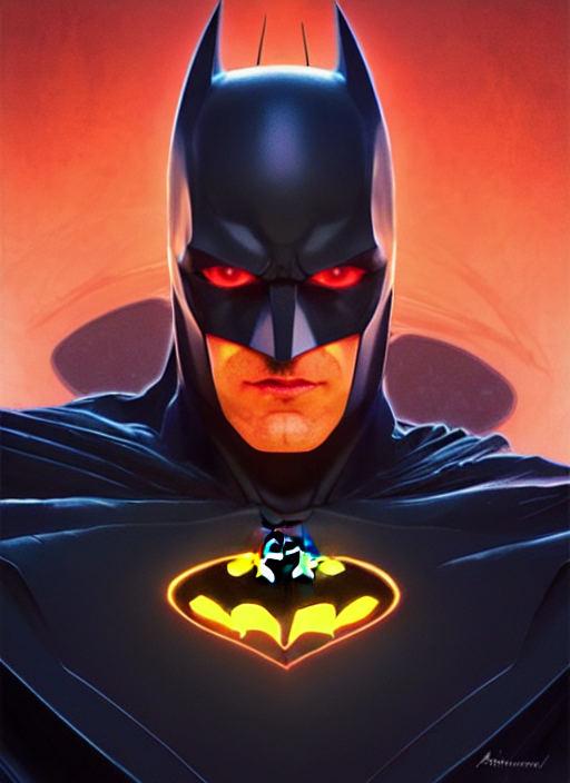Stable Diffusion prompt: symmetry!! portrait of batman, s...