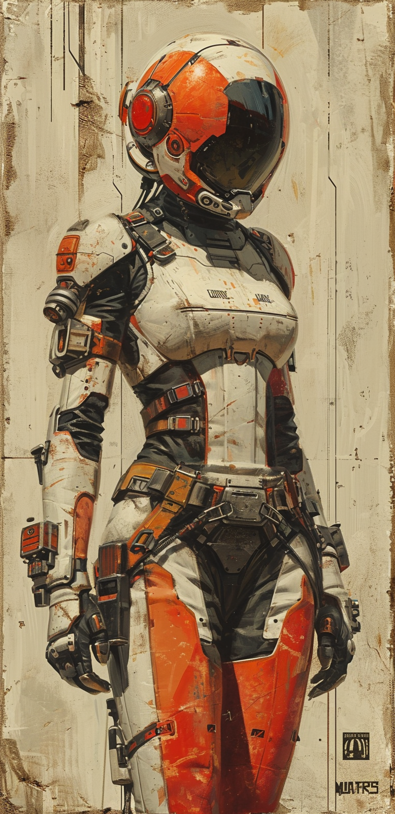 AI generated: Midjourney prompt: scifi artwork by roblunda mccallum, in the style o... (Midjourney - Portraits)