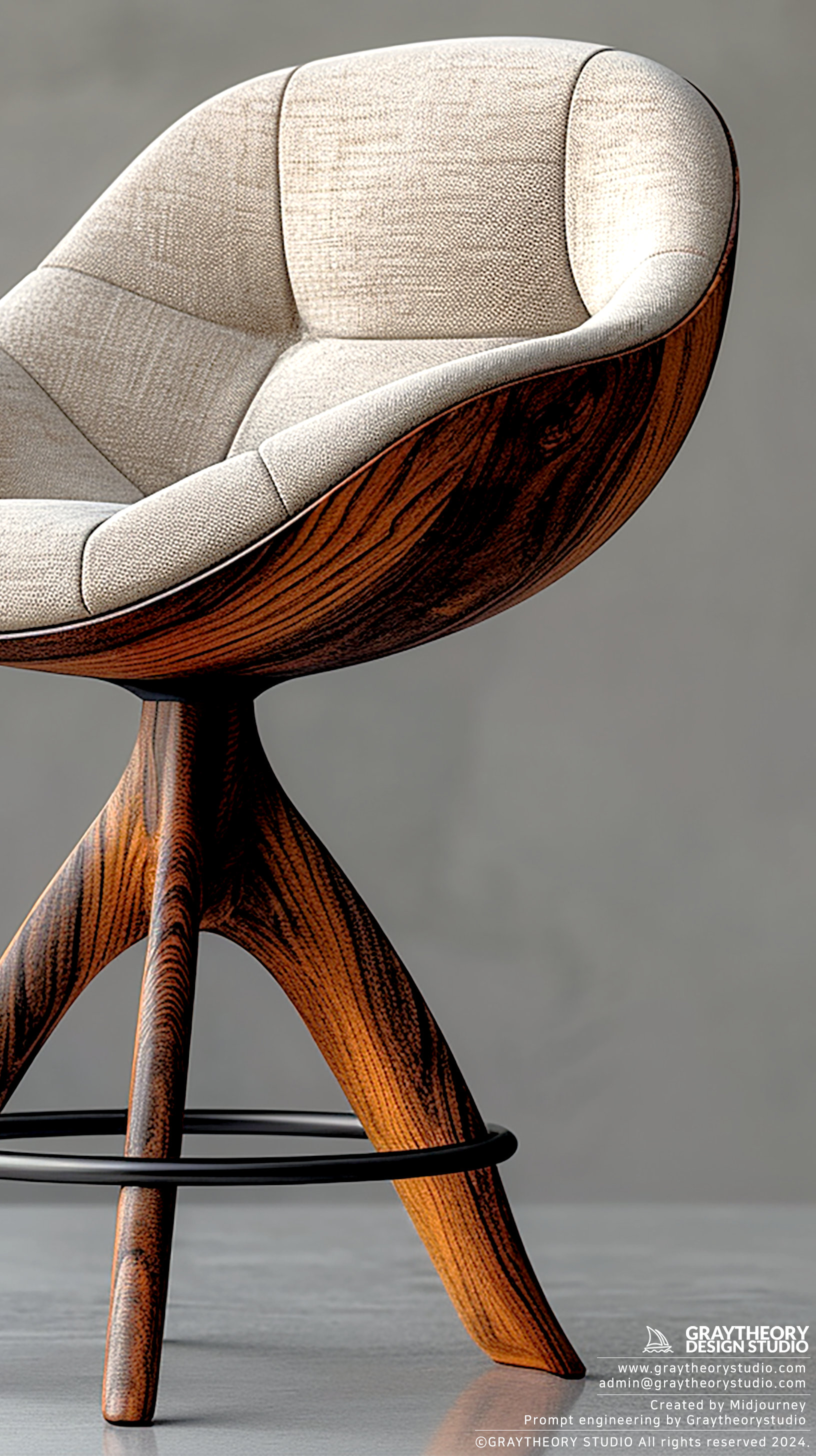 AI generated: Design chair (Midjourney - Interior Design)