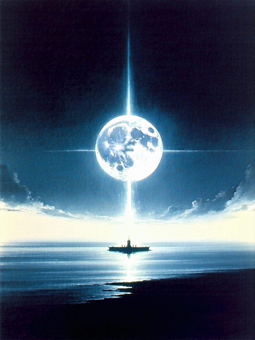 Stable Diffusion prompt: Rebel against the binding moon A...