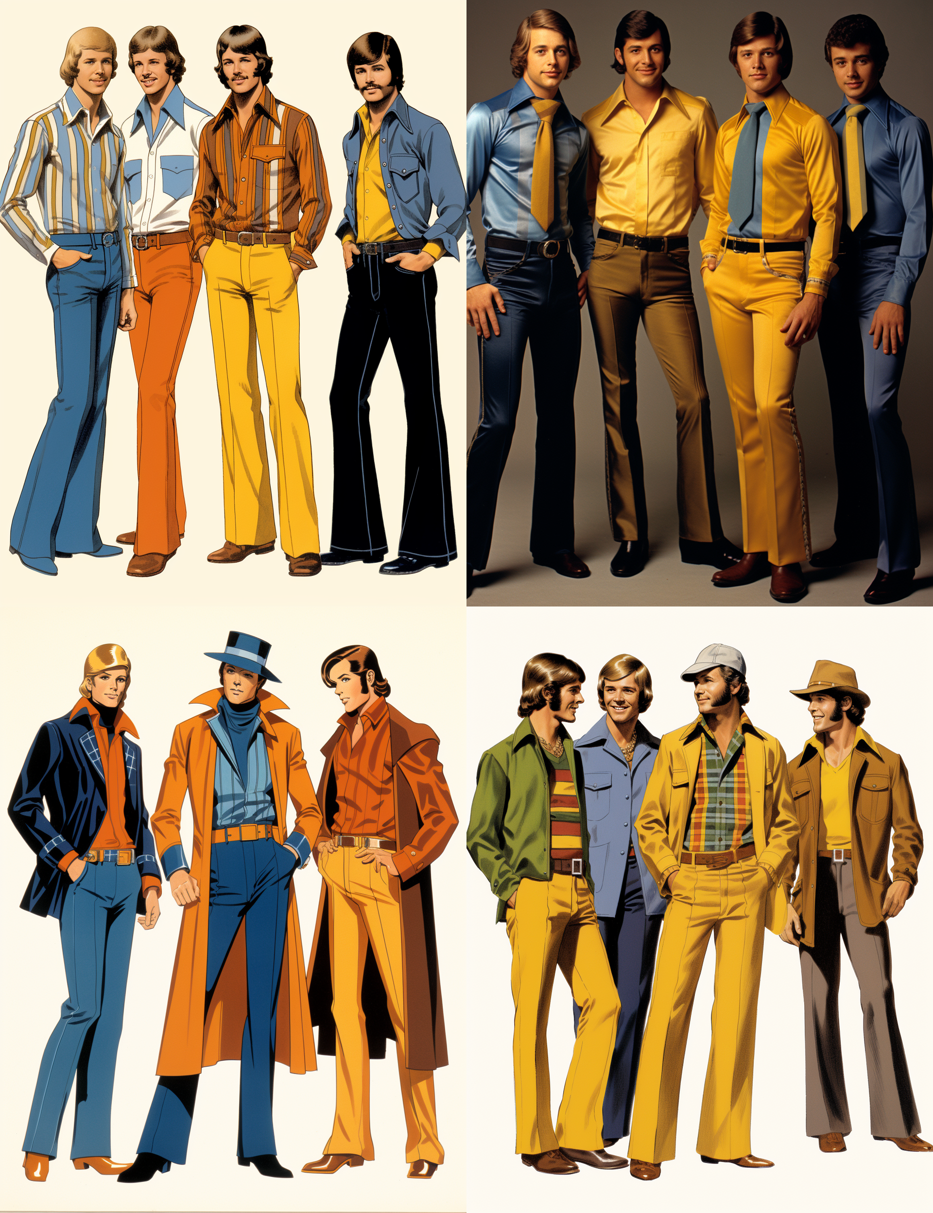 AI generated: Midjourney prompt: person 1960s fashion look book 672 in this collect... (Midjourney - Fashion)