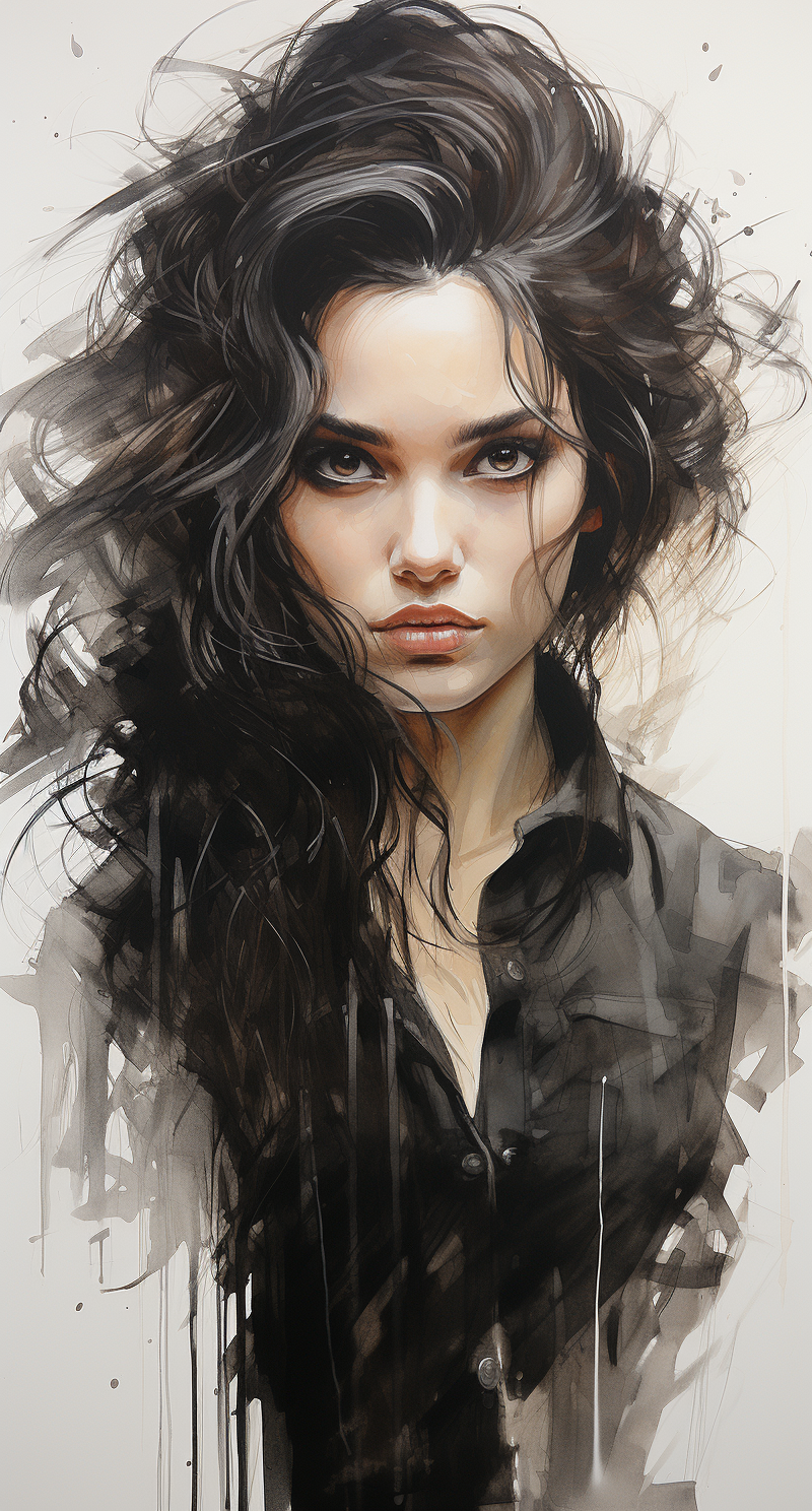 Midjourney prompt: a pencil drawing by jessica savulescu, in the styl... - Midjourney