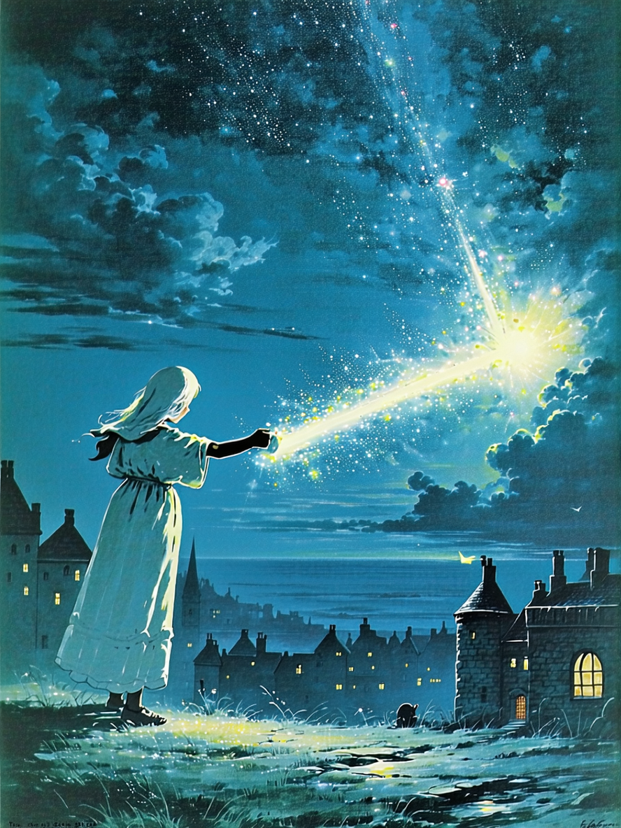 Stable Diffusion prompt: Shall they clasp a comet in thei...