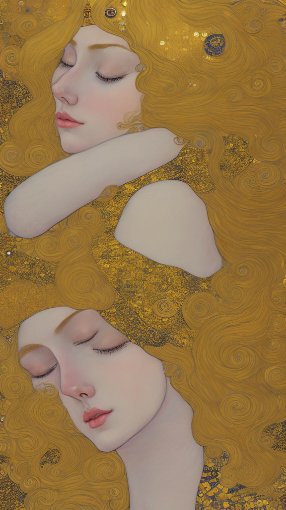Openjourney prompt: a soft and breathtaking detailed painting of a sle... - Openjourney
