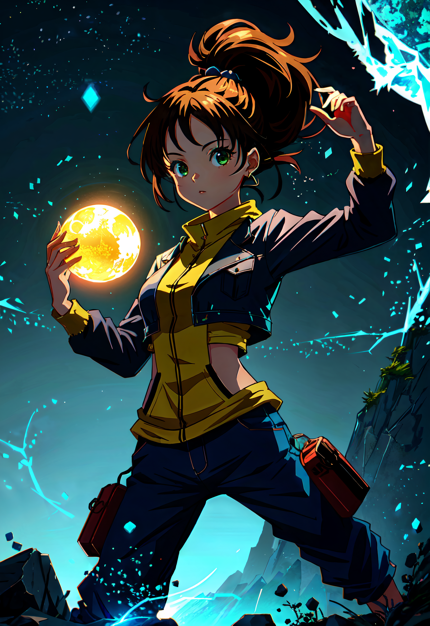 AI generated: Ball of Energy (Stable Diffusion - Anime)