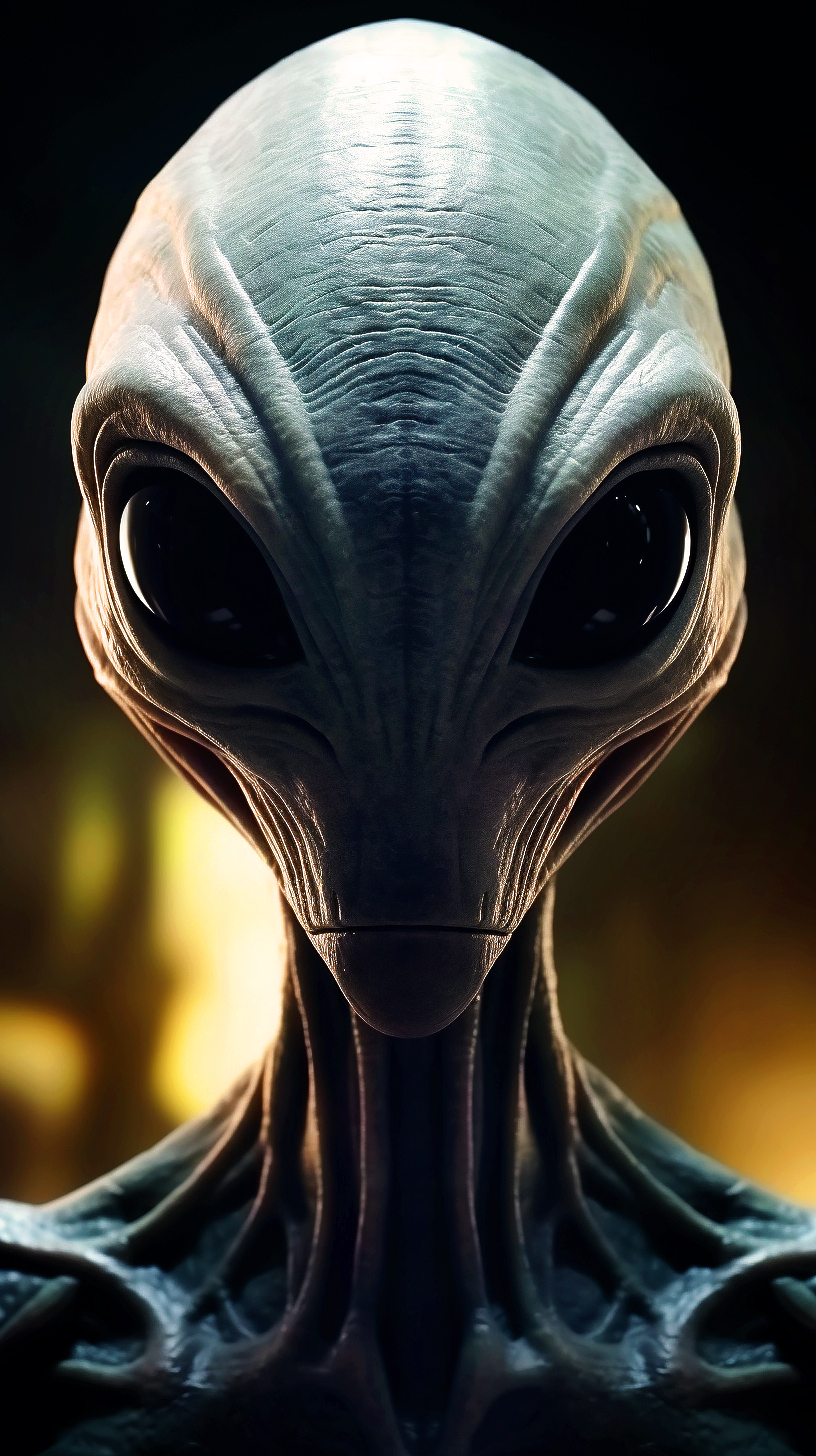 AI generated: Close Encounters: The Grey (Midjourney - Concept Art)
