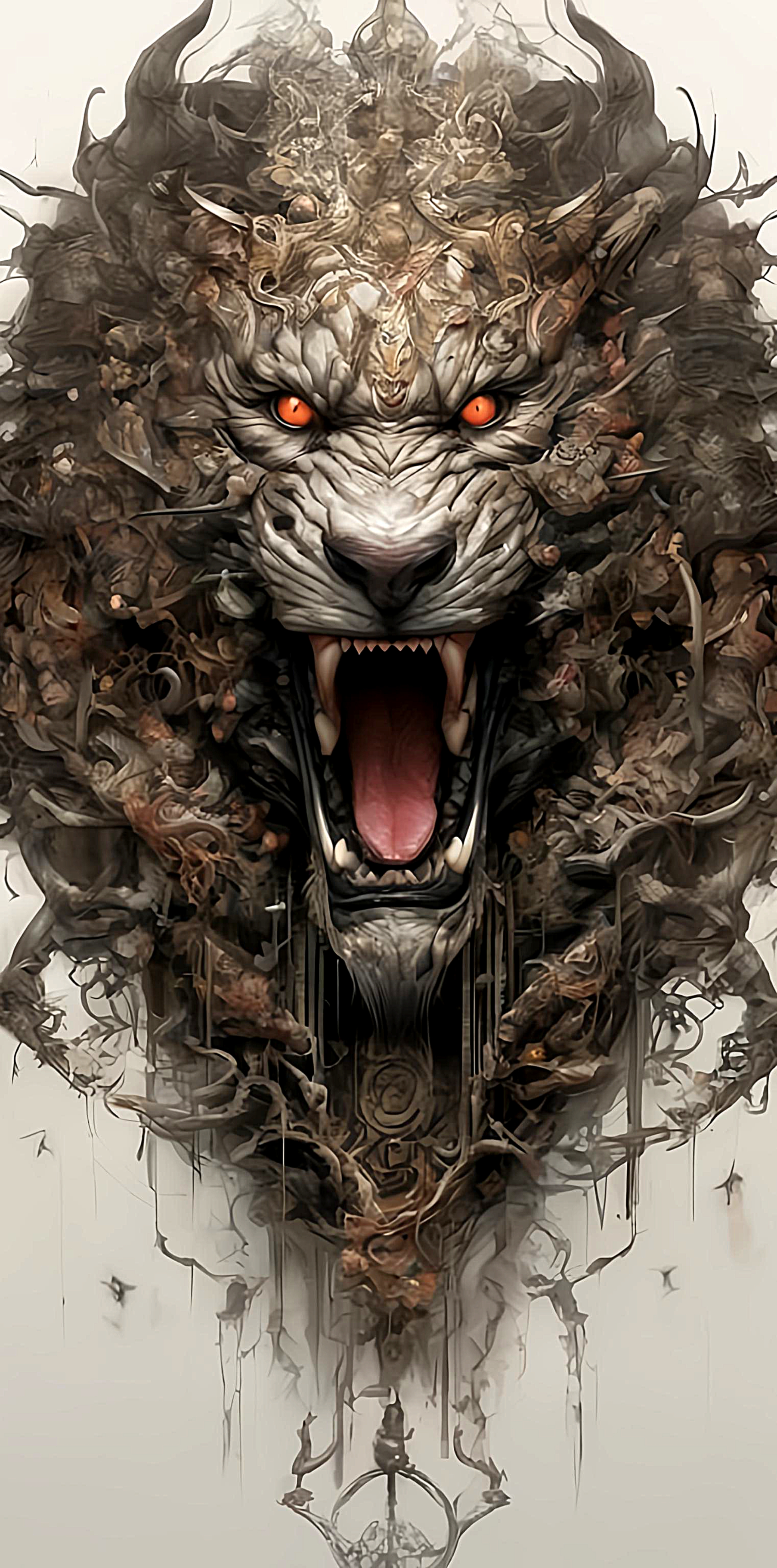 AI generated: Stable Diffusion prompt: The frantic beast is my master, my cradle is your ... (Stable Diffusion - Concept Art)