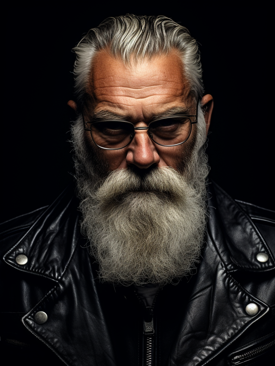 Midjourney prompt: ((RAW, analogue style)) portrait of a handsome old... - Midjourney