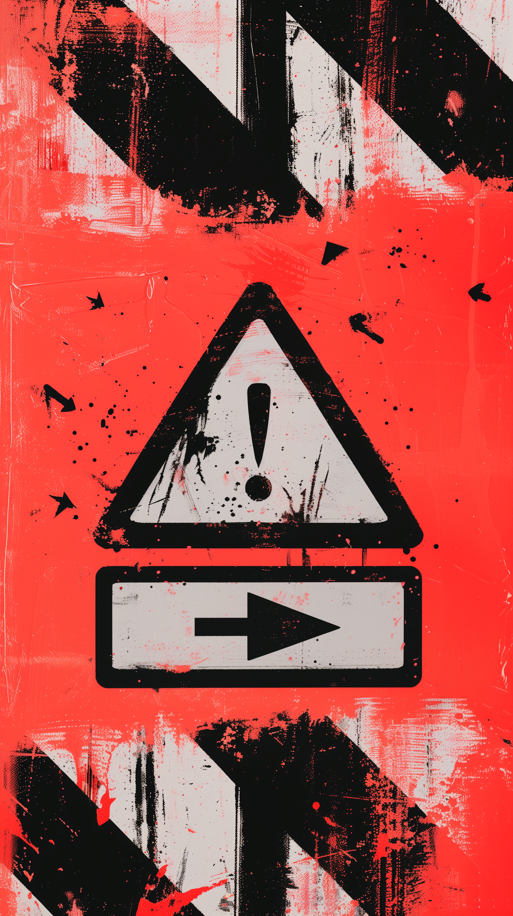 AI generated: Midjourney prompt: A high-impact Telegram post with the text "ATTENTI... (Midjourney - Logo Icon Design)