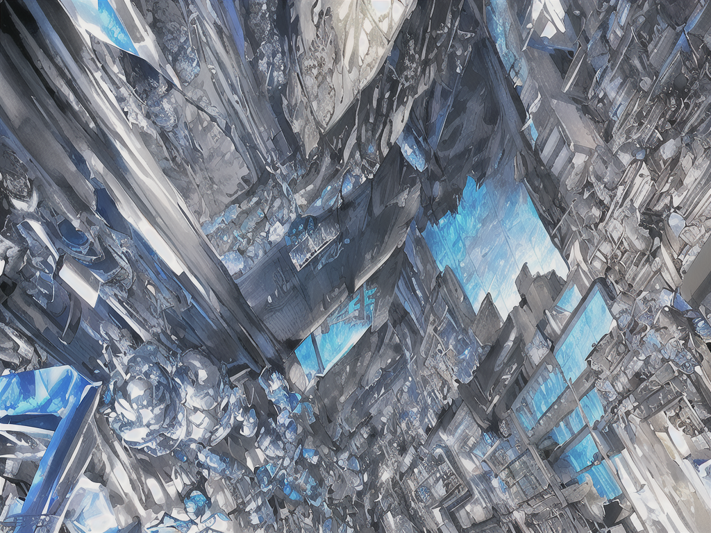 Anything prompt: Epic hyperrealistic photo of a blue sili...