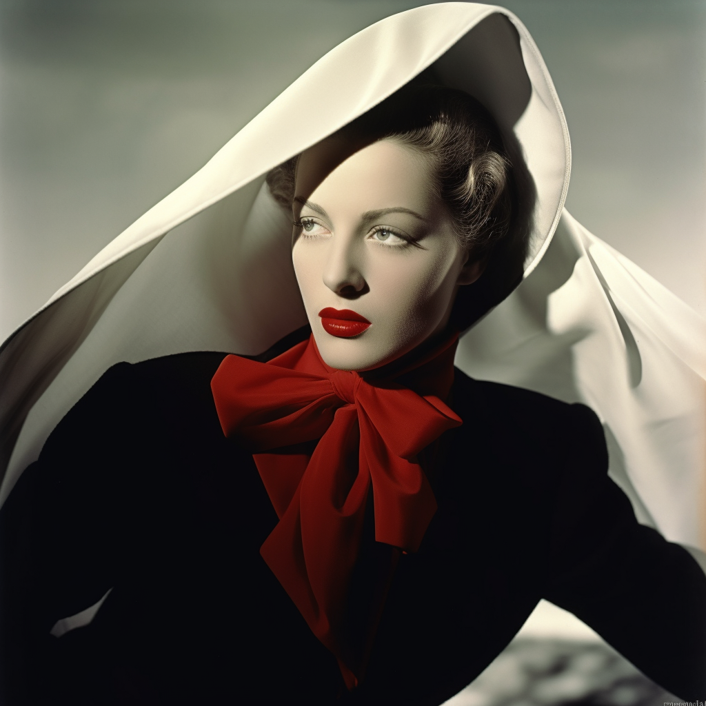 AI generated: Midjourney prompt: high fashion, woman, vogue, 1946 (Midjourney - Fashion)