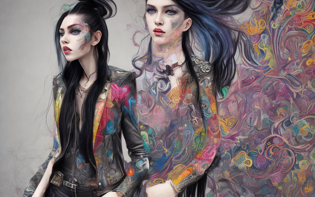 AI generated: Openjourney prompt: Bright long hair remains a distinctive feature ,fu... (Openjourney - Fashion)