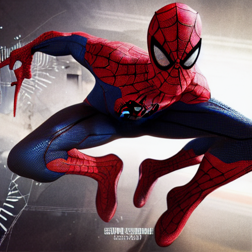 Stable Diffusion prompt: character design, full spiderman...