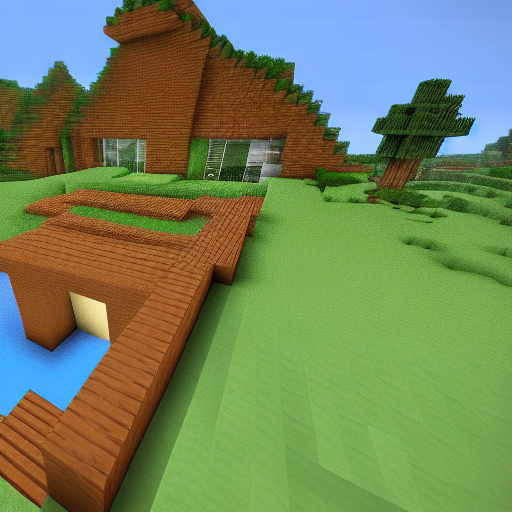 Stable Diffusion prompt: minecraft ultra realista 4k hd