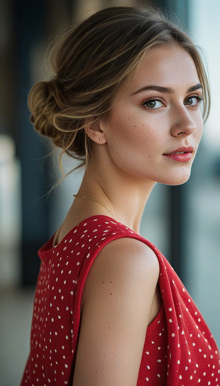 AI generated: Stable Diffusion prompt: An image of a young woman with a soft, natural com... (Stable Diffusion - Photography)