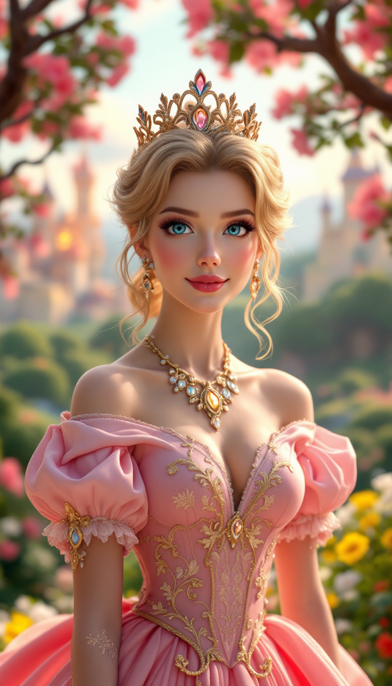 AI generated: FLUX prompt: Create a photorealistic interpretation of 'Princes... (FLUX - Fashion)