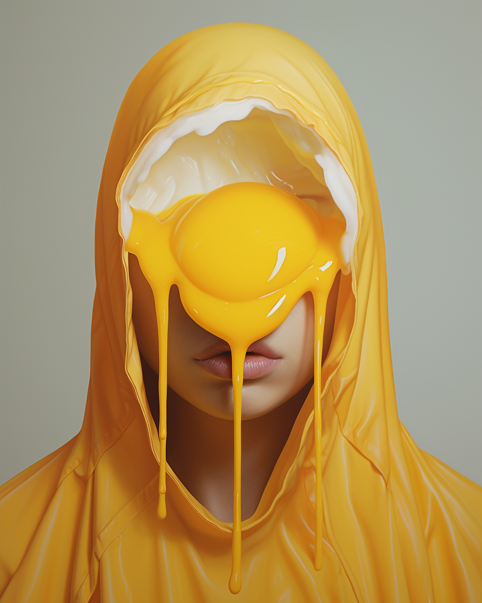 AI generated: Midjourney prompt: yolky girl (Midjourney - Portraits)