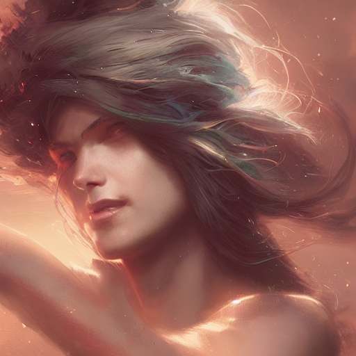 Stable Diffusion prompt: a beautiful portrait of a wind g...