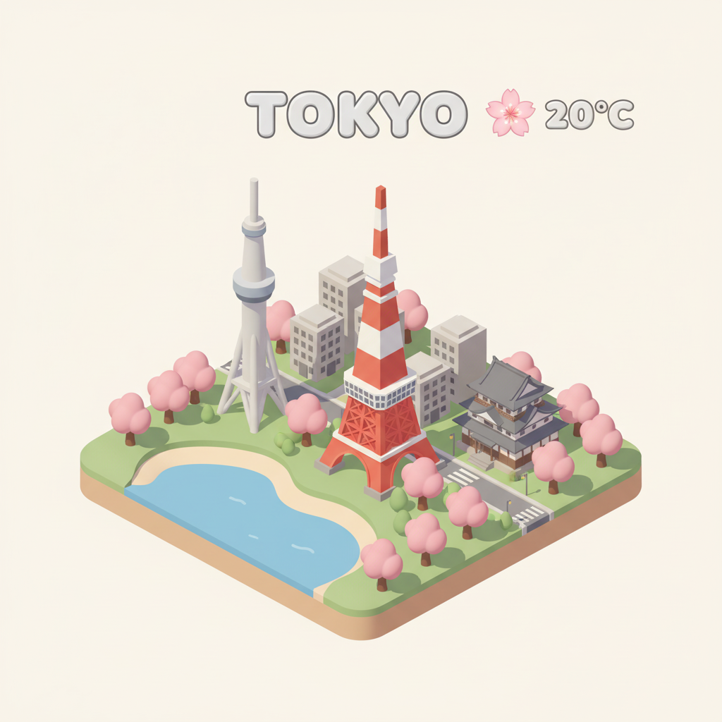 AI generated: Nano Banana prompt: Create a charming, isometric 3D illustration of a ... (Nano Banana - Architecture)