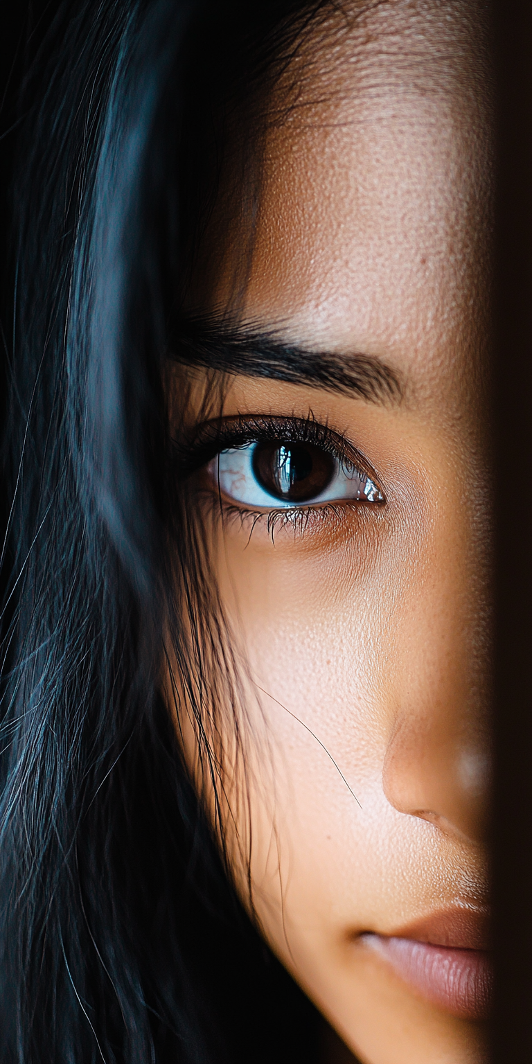 صورة مولدة بالذكاء الاصطناعي: Midjourney prompt: close-up of a stunning fashion model, ultra-realis... (نموذج Midjourney - تصوير فوتوغرافي)
