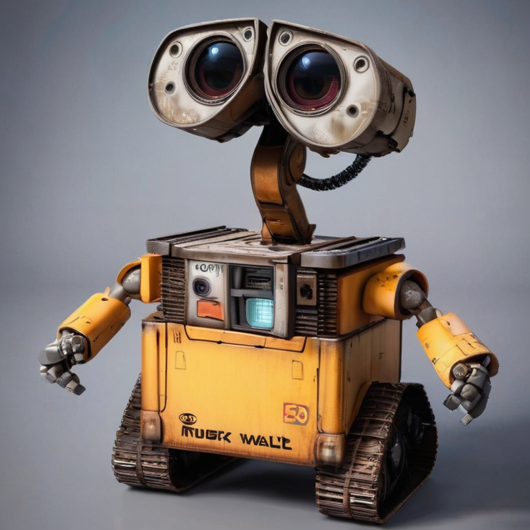 صورة مولدة بالذكاء الاصطناعي: Cute Baby Wall-E (نموذج Stable Diffusion - Character Design)