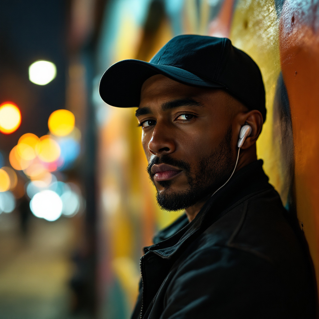 FLUX prompt: Cinematic portrait of a strong, charismatic man we... - FLUX