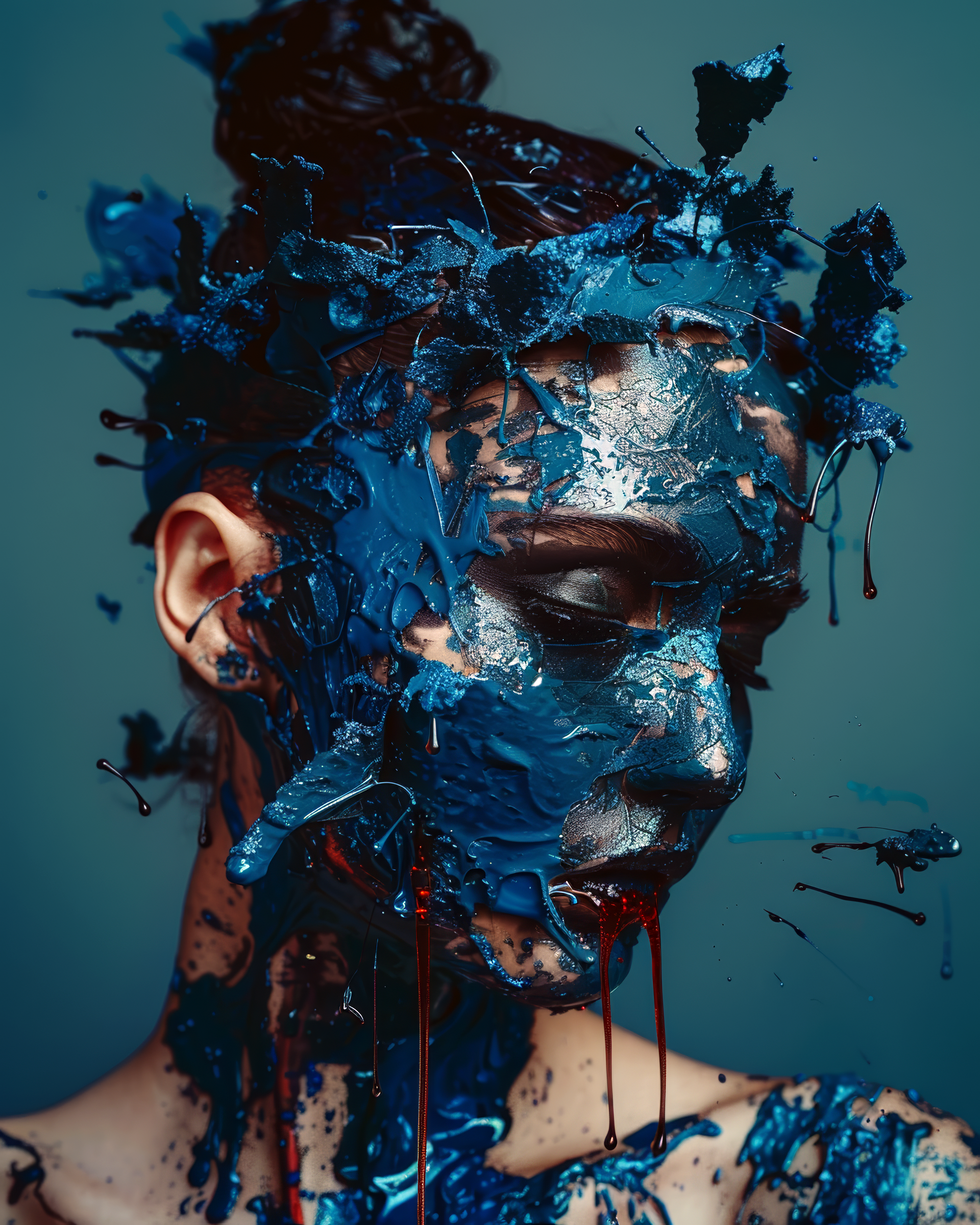 صورة مولدة بالذكاء الاصطناعي: Could and well dark. (نموذج Midjourney - صور شخصية)