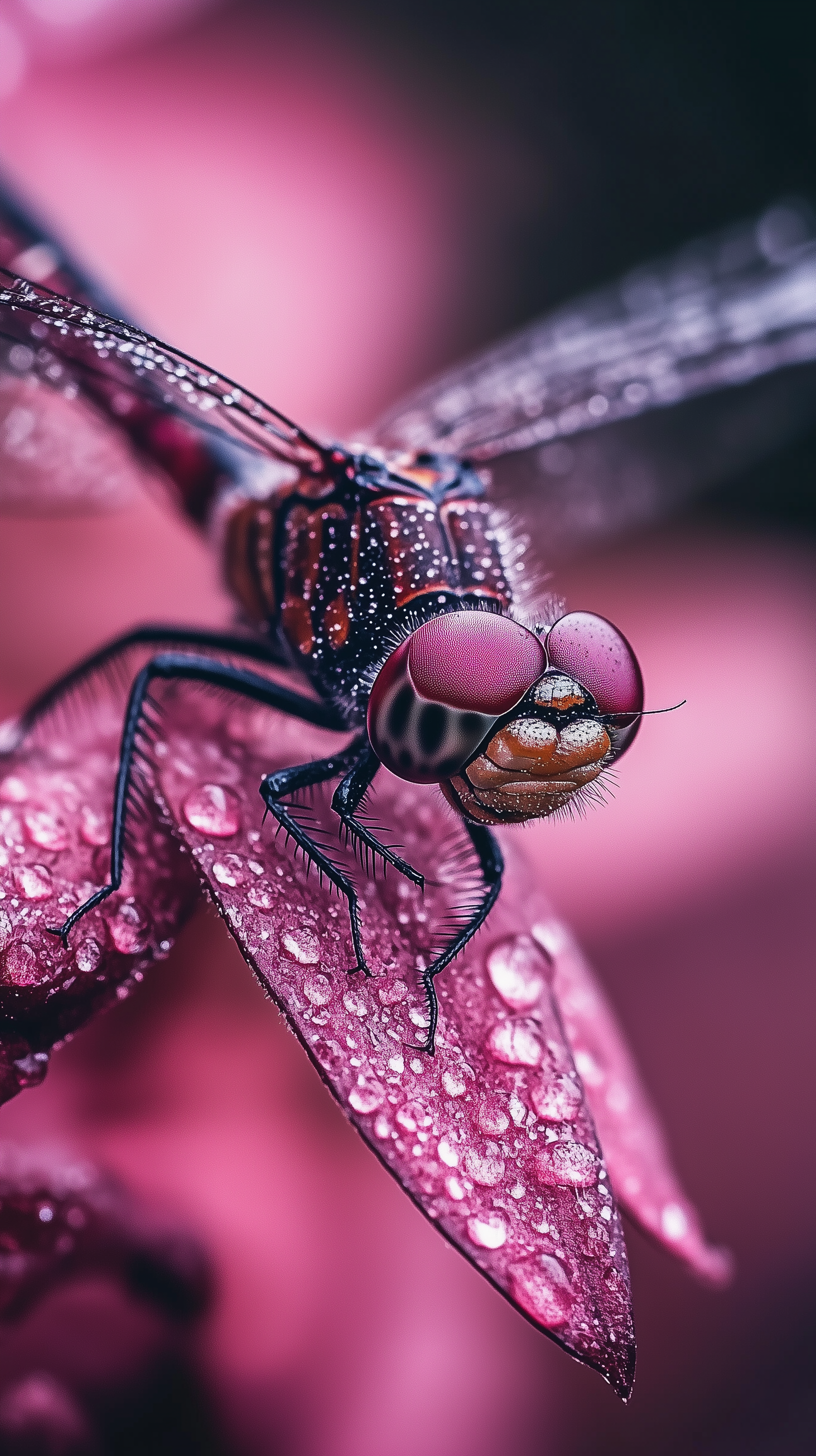 AI generated: Midjourney prompt: Vivid Macro-Photography Shots --ar 9:16 --raw --st (Midjourney - Photography)