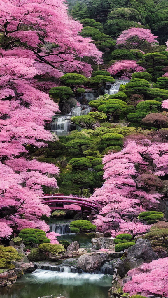 Long Rang View Stable Diffusion prompt: long range view, Beautiful Japan...
