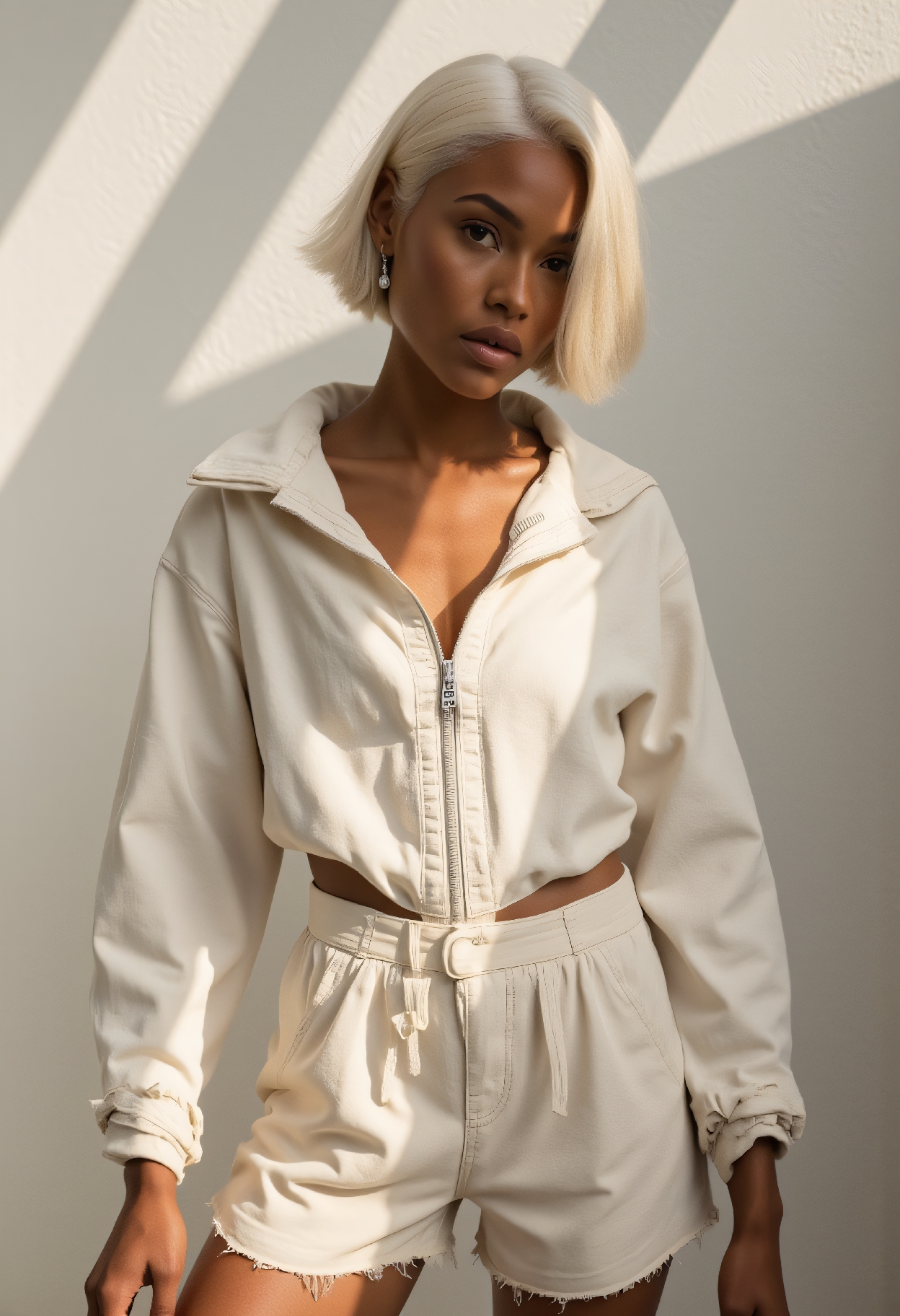 AI generated: FLUX prompt: lifestyle photography, Brutalist high Fashion head... (FLUX - Fashion)